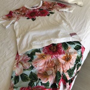 Dolce Gabbana tank top with shorts